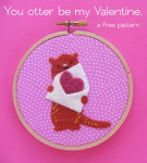 You otter be my Valentine - a free pattern