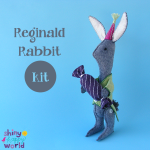 Reginald Rabbit - felt bunny kit from Shiny Happy World