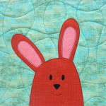 Mix & Match free bunny applique pattern from Shiny Happy World
