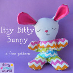 Free Bunny Softie Pattern from Shiny Happy World