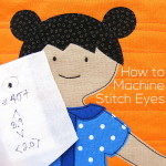 How to Machine Stitch Eyes