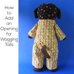 How to Add an Opening for Wagging Tails - a tutorial from Shiny Happy World