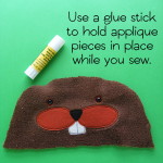 Fabric glue sticks are handy!
