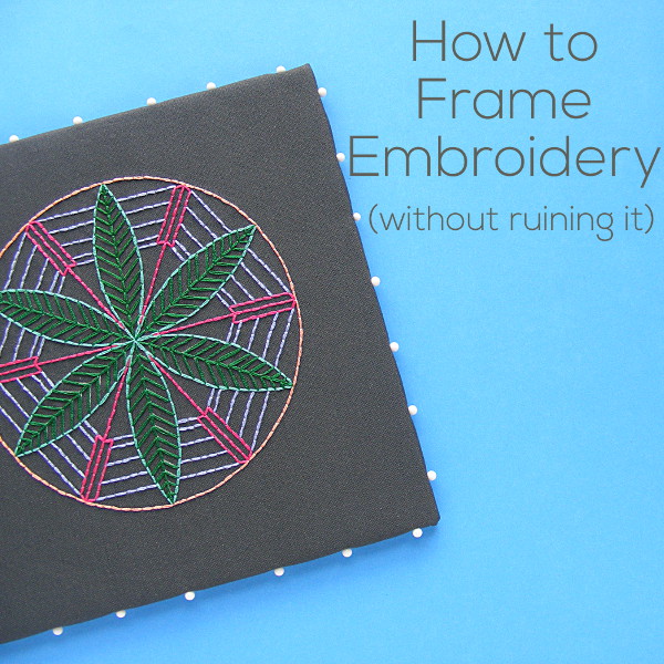 Embroidery Basics: Improve your embroidery with backing fabric — She Makes  Joy