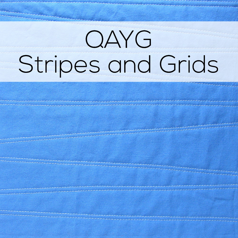 QAYG stripes and grids - a video tutorial from Shiny Happy World