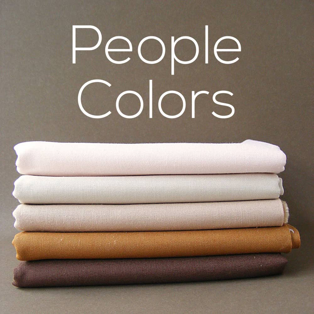 New! Skin Tone Fabric Bundles Shiny Happy World