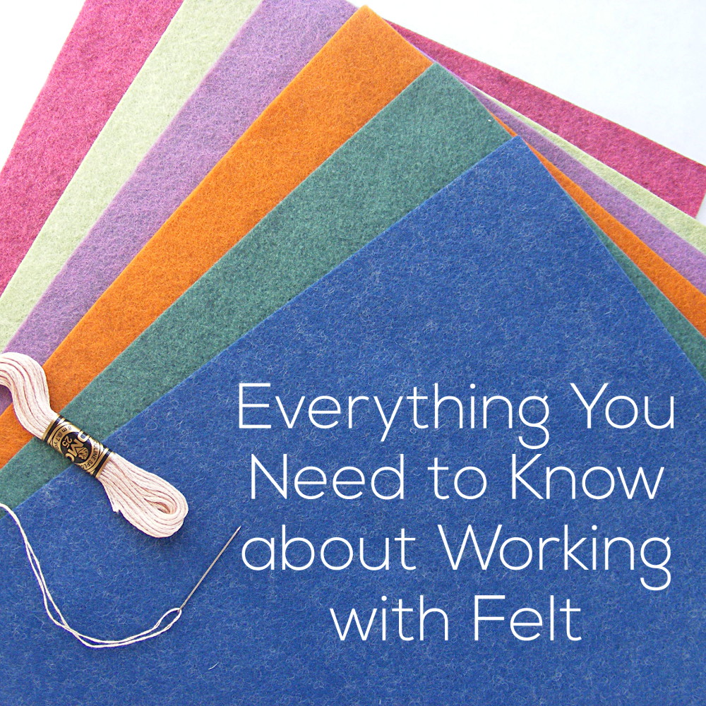 Everything You Need to Know about Working with Felt - Shiny Happy World