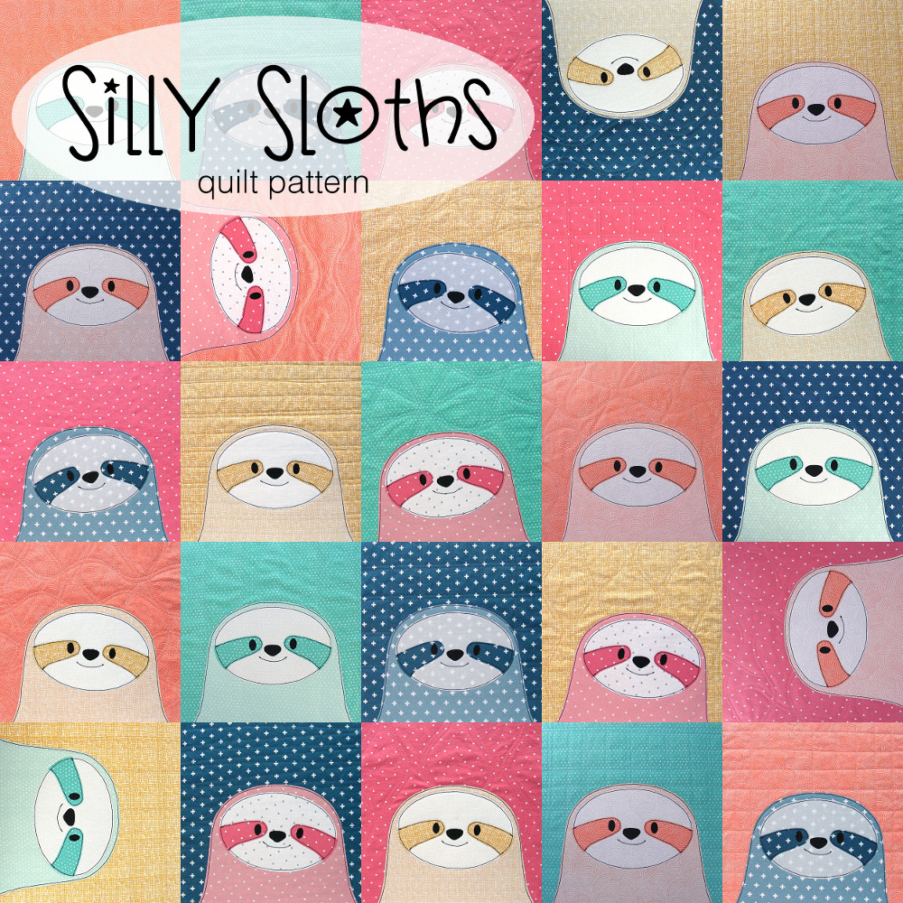 Silly Sloth Fabrics | Shiny Happy World