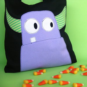 Trick or Treat Bag - a free pattern from Shiny Happy World