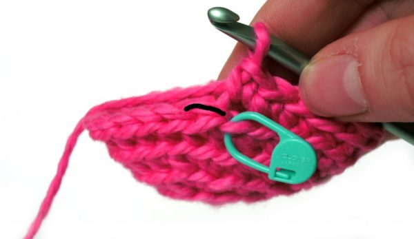 Stitching in the Back Loop - crochet