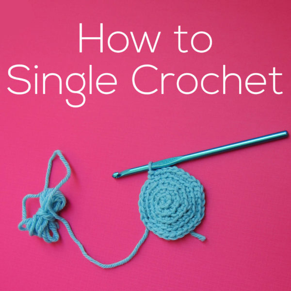 How to Single Crochet - a video tutorial from Shiny Happy World and FreshStitches