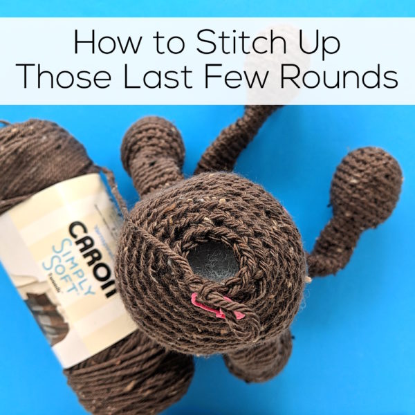 How to Stitch Up Those Last Few Amigurumi Rounds - a video tutorial from Shiny Happy World and FreshStitches