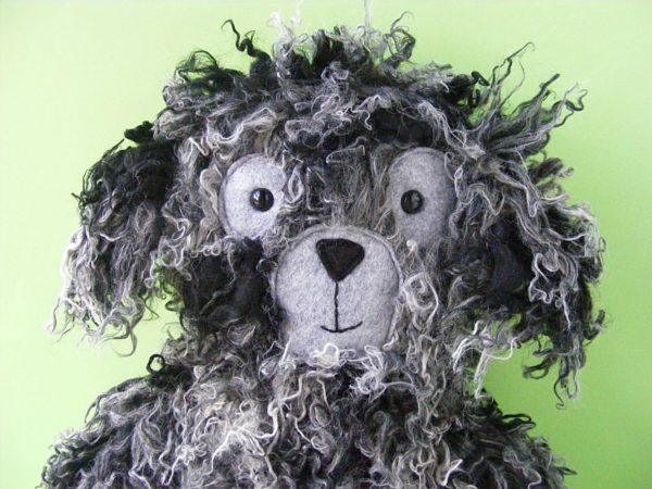 Rumples - a Dress Up Bunch dog made with crinkly faux fur