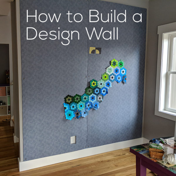 How to Build a Design Wall (or Flannel Board or Bulletin Board) - a tutorial from Shiny Happy World