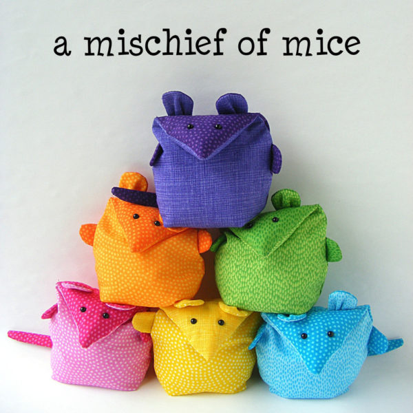 Mischief of Mice - an easy sewing pattern from Shiny Happy World
