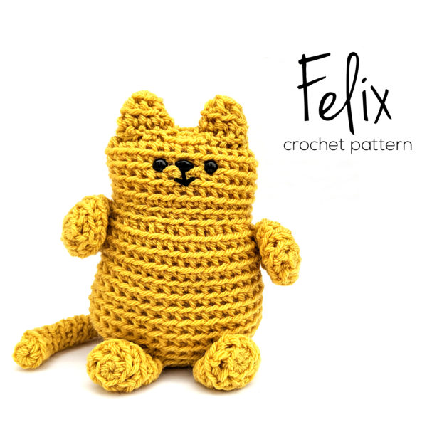 Felix the Fat Cat - crochet pattern from Shiny Happy World
