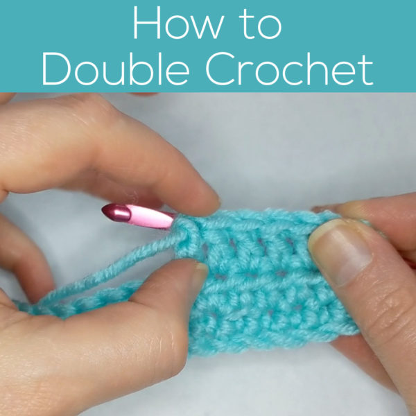 How to Double Crochet - a video tutorial from Shiny Happy World