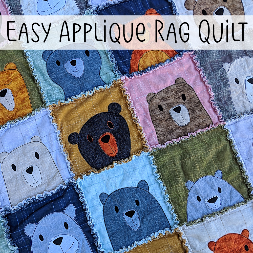Make An Easy Applique Rag Quilt Tutorial Shiny Happy World,Brick Driveway Entrance