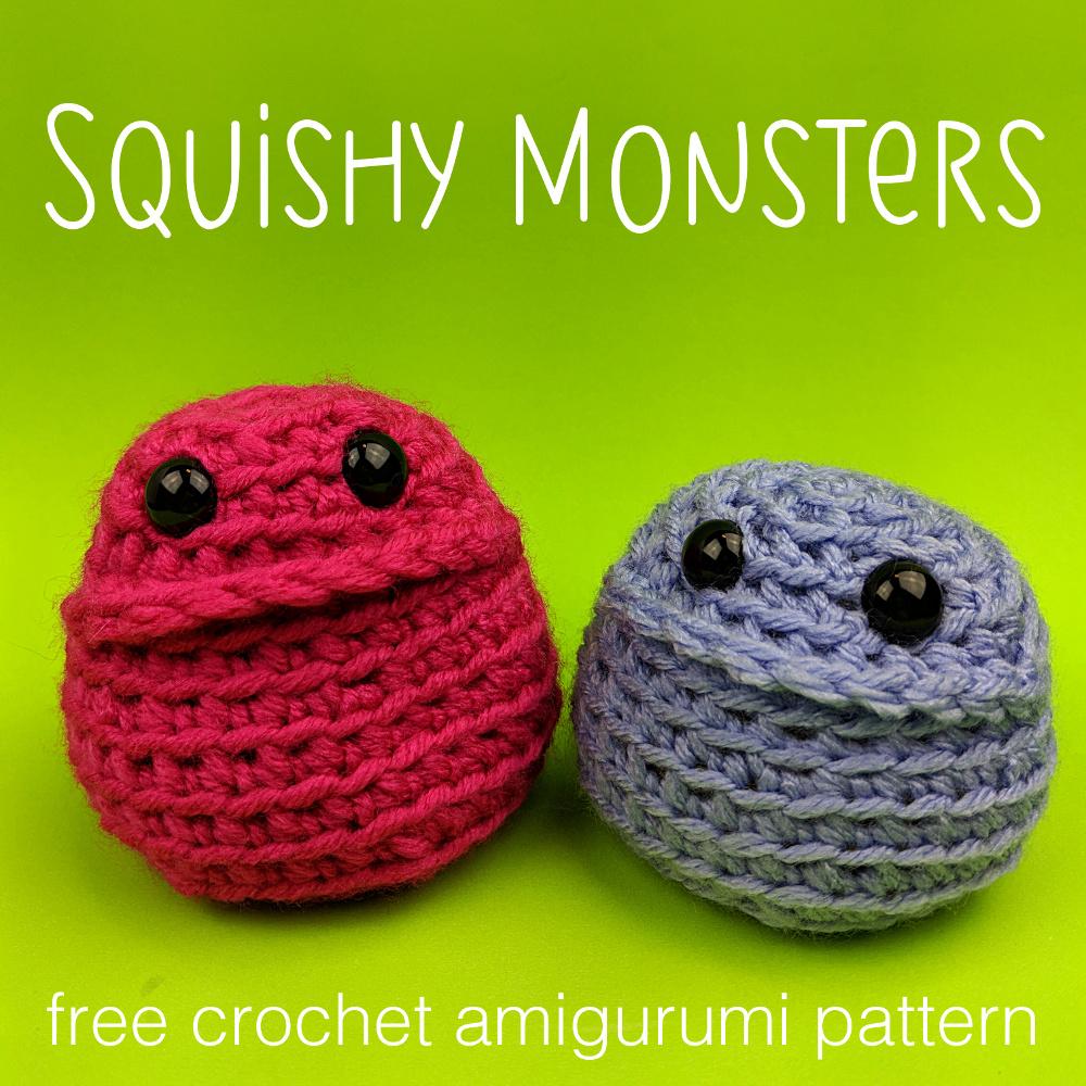 Squishy Monster   a free amigurumi pattern   Shiny Happy World
