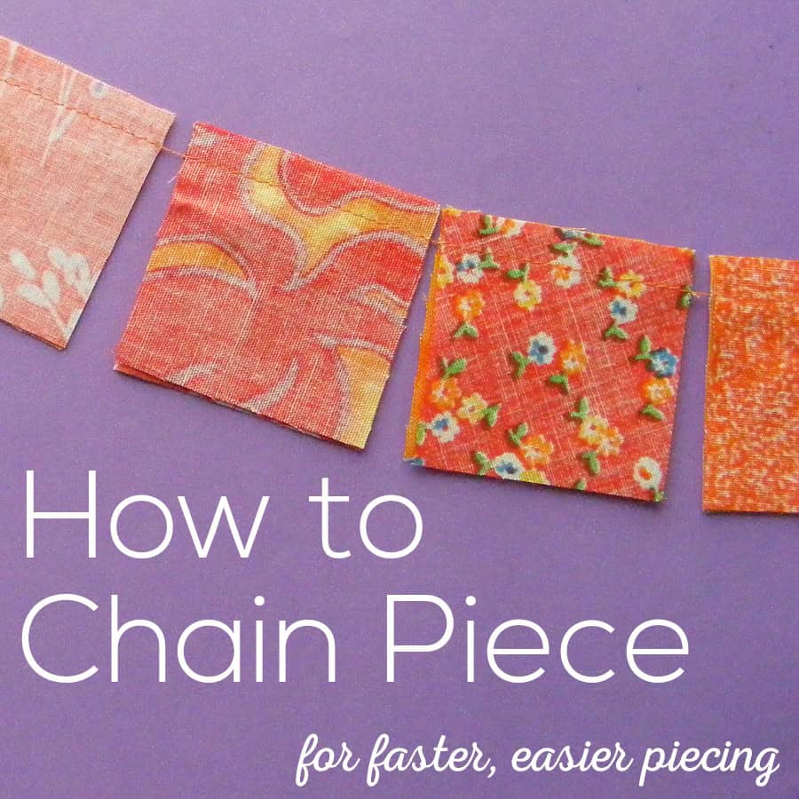 Video How to Chain Piece Quilt Blocks Shiny Happy World