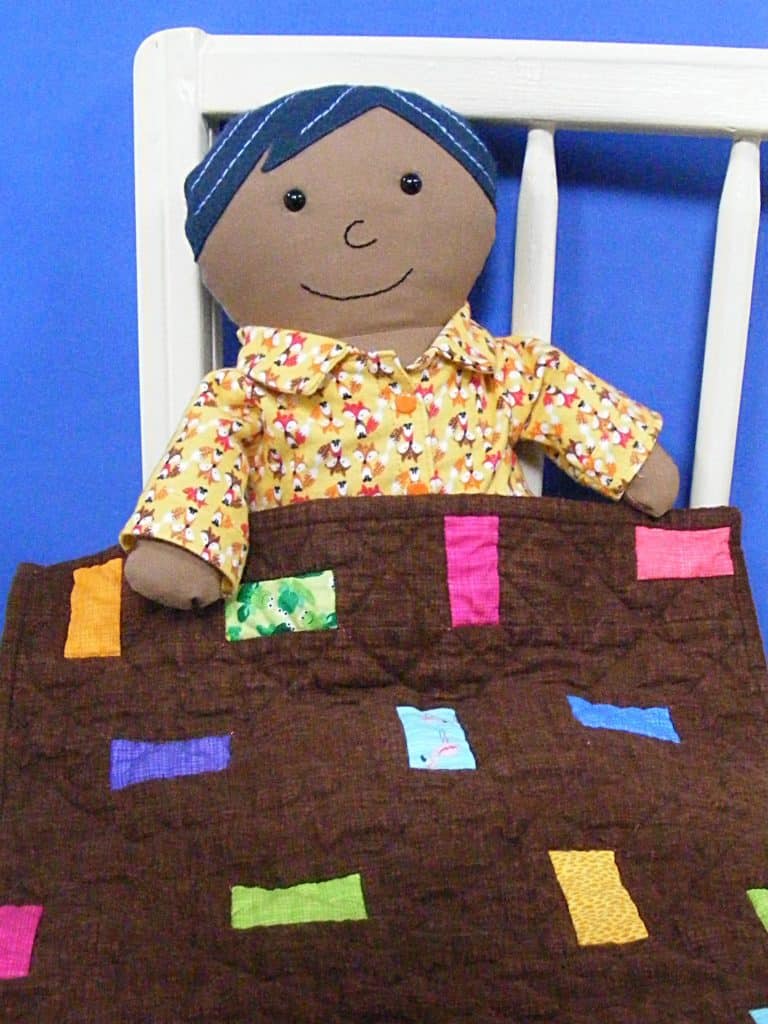 Free Sprinkles Doll Quilt Pattern Shiny Happy World