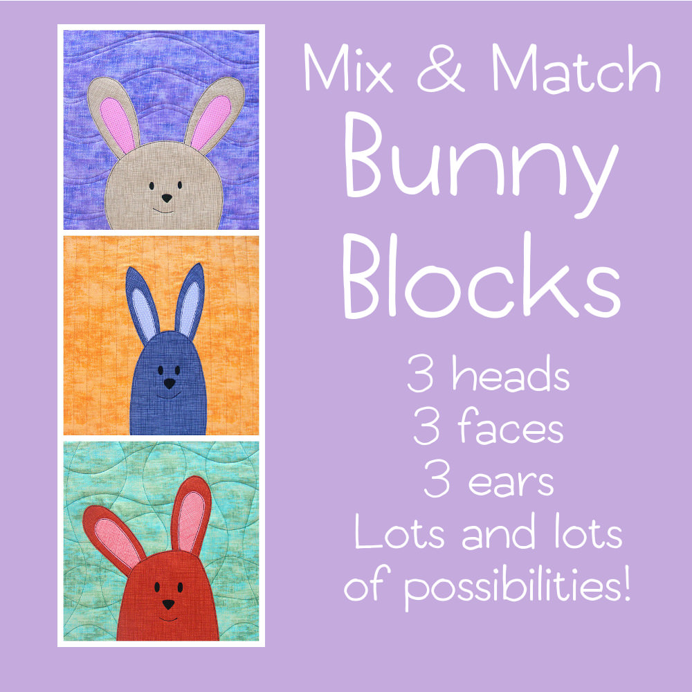 Quilt-as-you-go Funny Bunny