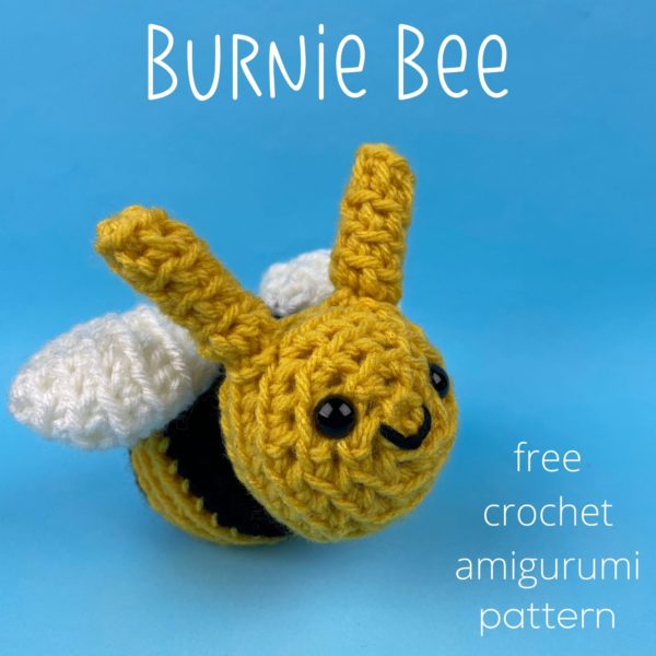 Burnie Bee - a free crochet bee pattern