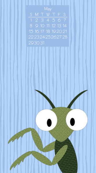 free lovebirds phone wallpaper with February 2021 calendar