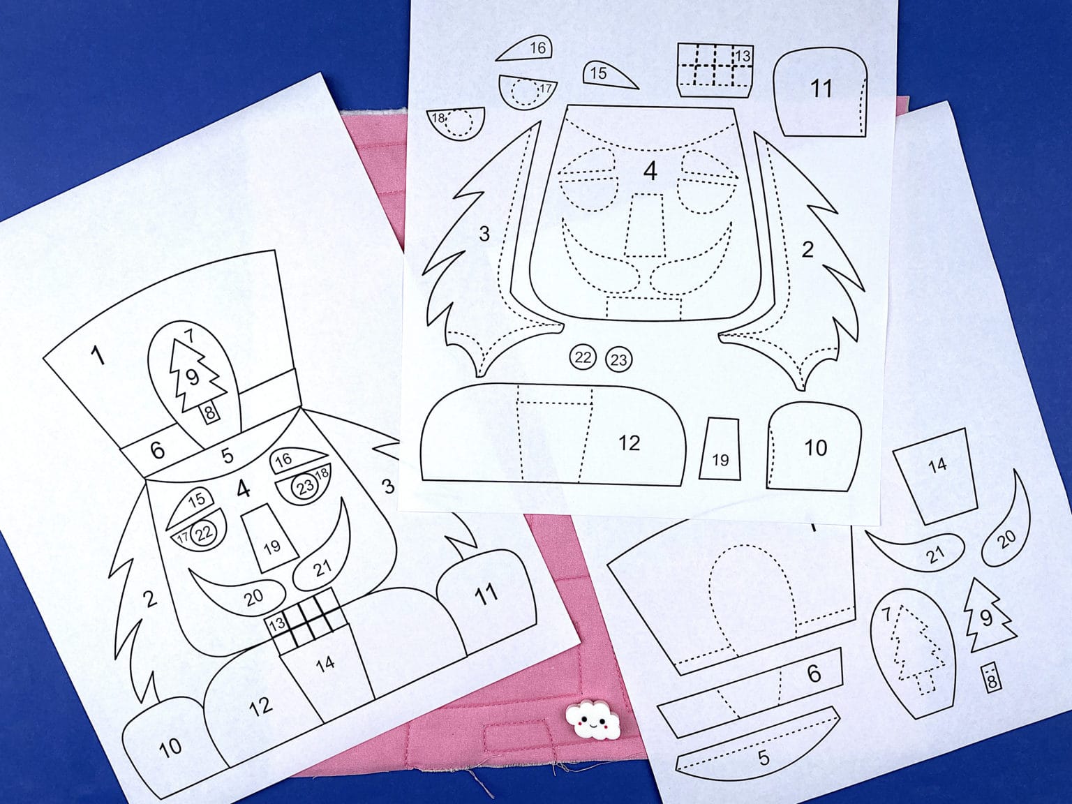 Free Nutcracker Applique Pattern Shiny Happy World